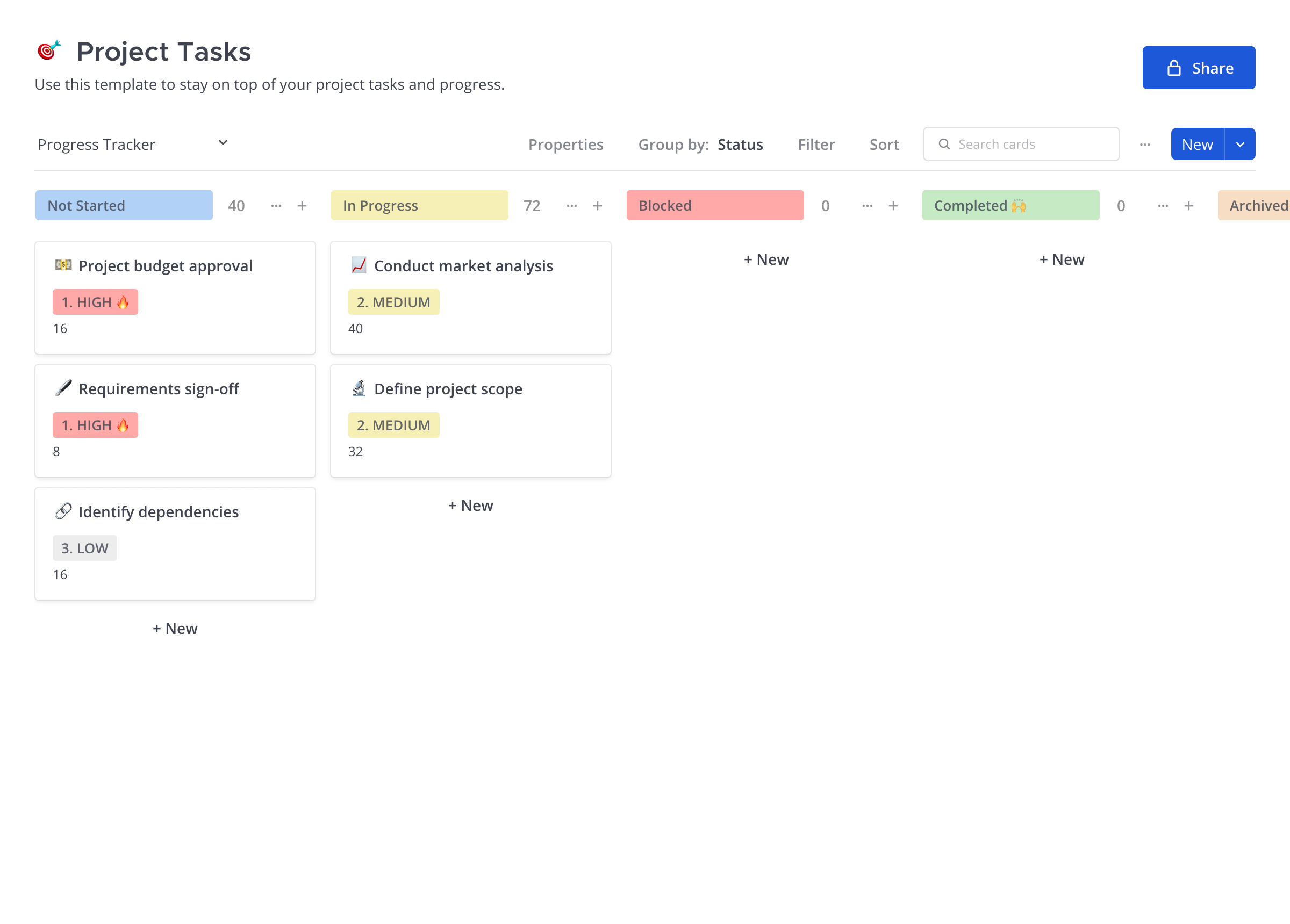 Focalboard UI